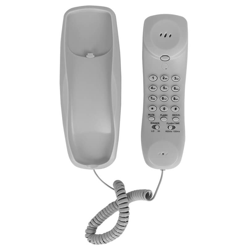 โทรศัพท์บ้าน โทรศัพท์แขวนผนัง  REACH รุ่น HT-2102 สี LIGHT GREY_3